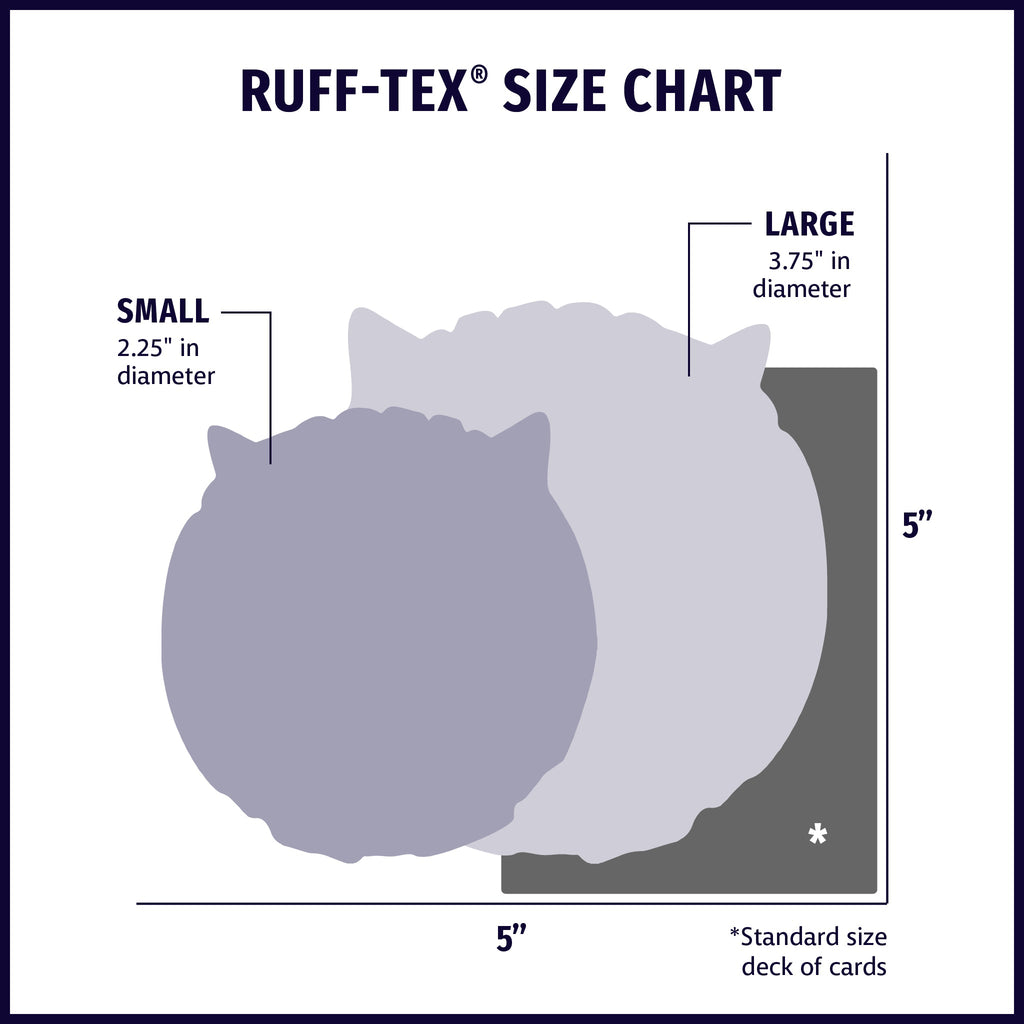 Assorted Ruff-Tex® HuggleMutt™ Latex Balls Dog Toys, 3 Pack, Large