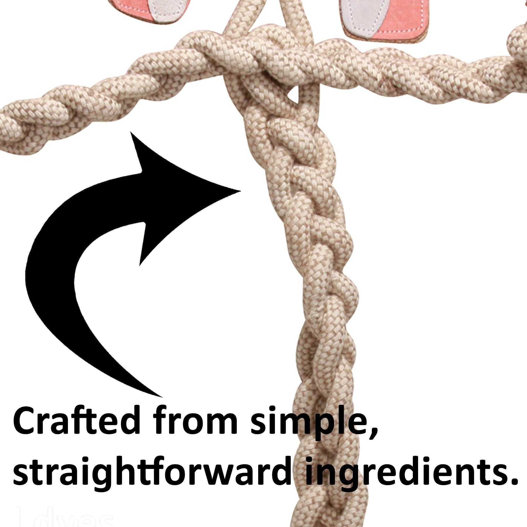 Natural Rope Knottie® Dog Toys, 3 Pack, XL (16mm rope diameter)